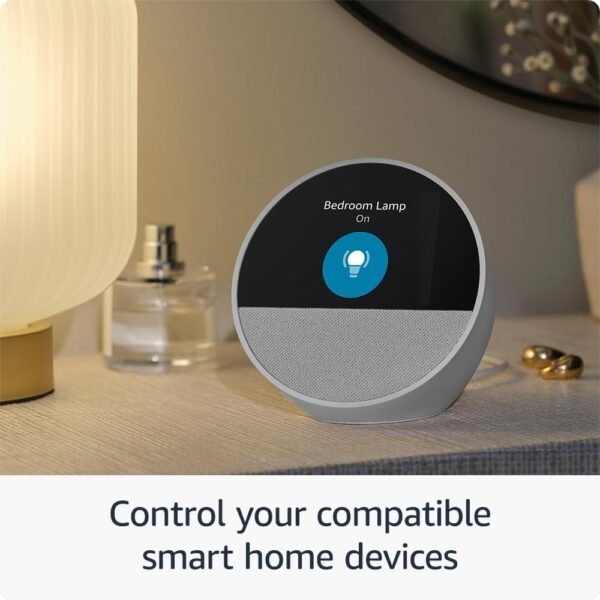 Smart display controlling bedroom lamp
