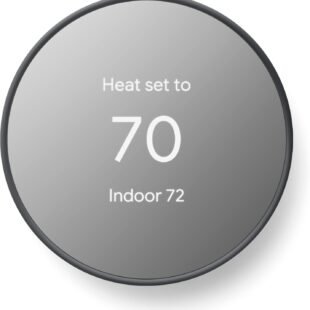 Thermostat set to 70, indoor temperature 72.