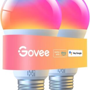 Govee smart bulbs compatible with Alexa and Google