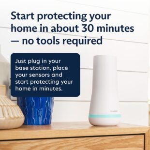 Easy home security setup in 30 minutes.