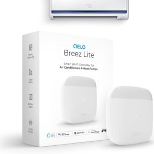 Smart Wi-Fi controller for air conditioners and heat pumps.