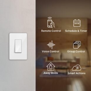 Smart switch features: remote, schedule, voice, group control
