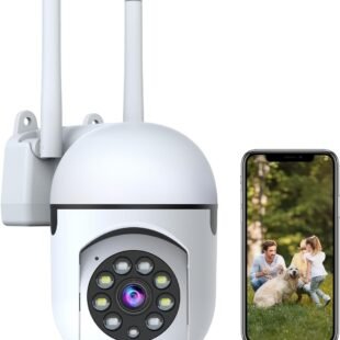 Outdoor security camera with smartphone app