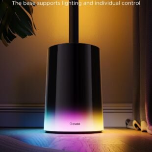 Innovative lamp with customizable color lighting.