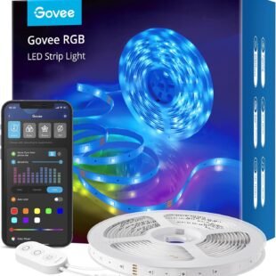 Govee RGB LED strip lights and smartphone app